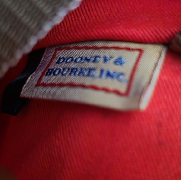 Dooney & Bourke Pebblegrain Zip Top Dome Satchel/Crossbody In The Color Jeans - Picture 13 of 13